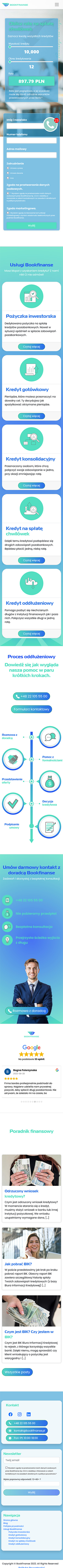 Realizacja strony internetowej stworzonej przez DaQCreator